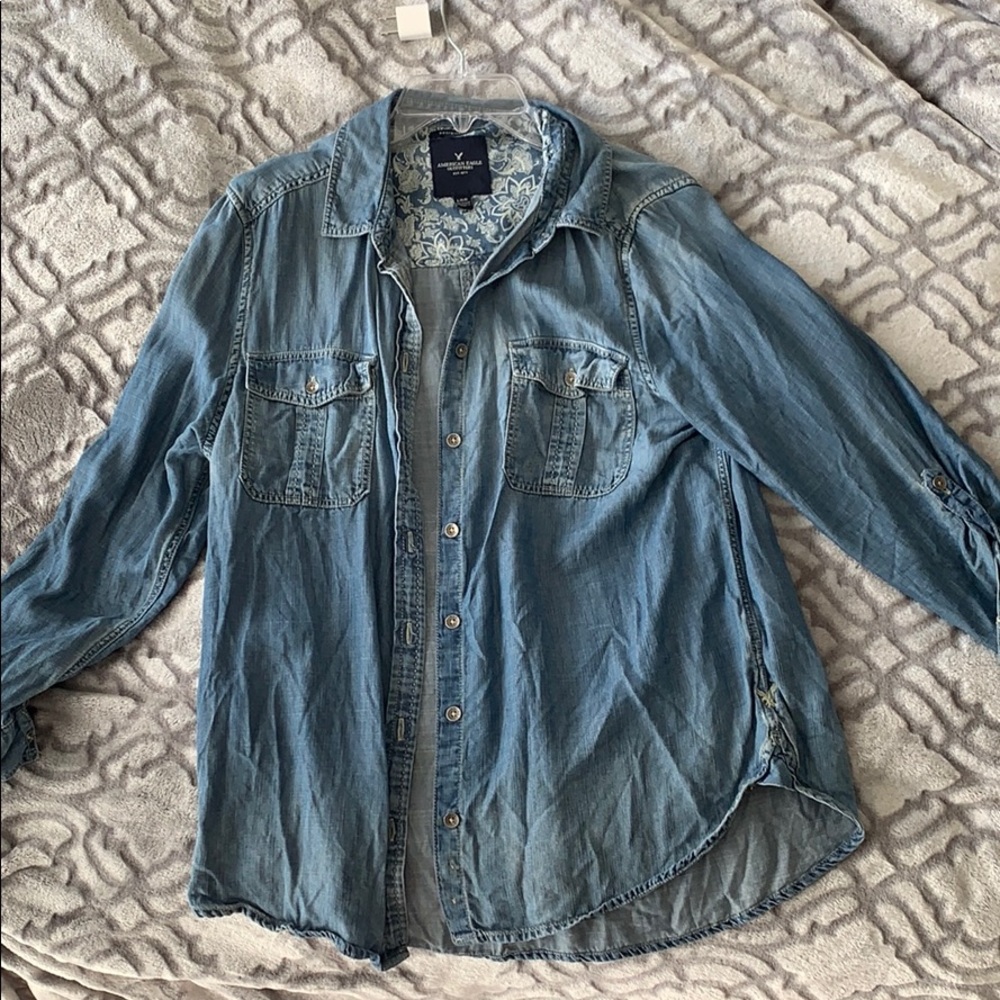 American Eagle jean flannel